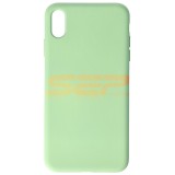 Husa Silicon Verde iPhone XS Max - High Copy, Protectie Premium