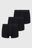 Under Armour boxeri 3-pack barbati, culoarea negru