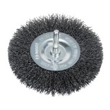 Perie circulara, cu tija, pentru otel / metale feroase / metale neferoase, Bosch, diametru 100 mm