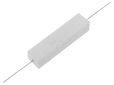 Rezistor Bobinat Ciment THT 1&amp;Omega; 20W 5% foto