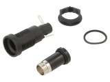 Clemă Panou Neagră SCHURTER 10A 250VAC UL94V-0 IP67 Cod 0031.1353