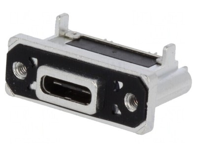 Soclu USB C Aurit IP67 5A foto