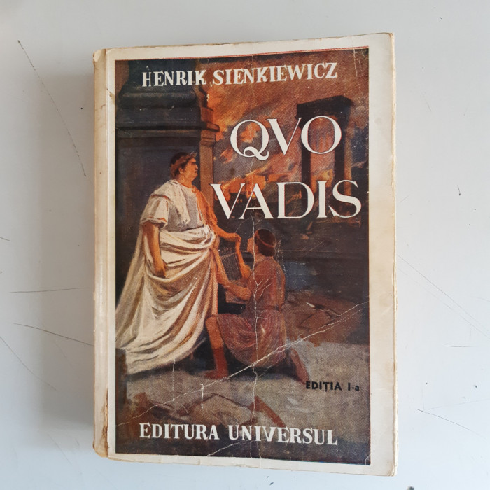 H. SIENKIEVICZ - QUO VADIS - EDITIA I - 1943