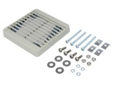 Protecție plastic 80x80mm cu șurub și filtru bej