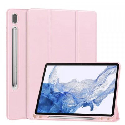 Husa pentru Samsung Galaxy Tab S10 FE+, Techsuit, Flex Trifold, Roz foto