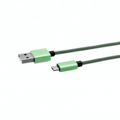 Cablu Date Micro Usb Ego 3A 2m Verde
