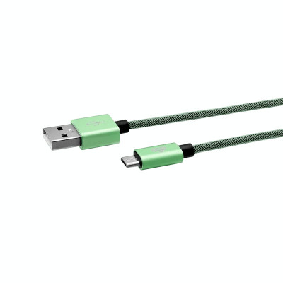Cablu Date Micro Usb Ego 3A 2m Verde foto