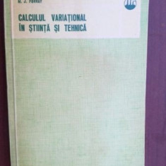 Calculul variational in stiinta si tehnica- M. J. Forray