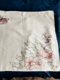 Batic mătase naturală, pictura manuala, Multicolor, Sifon, Marime universala