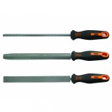 Set 3 pile pentru metal Gadget, din otel, cu maner ergonomic
