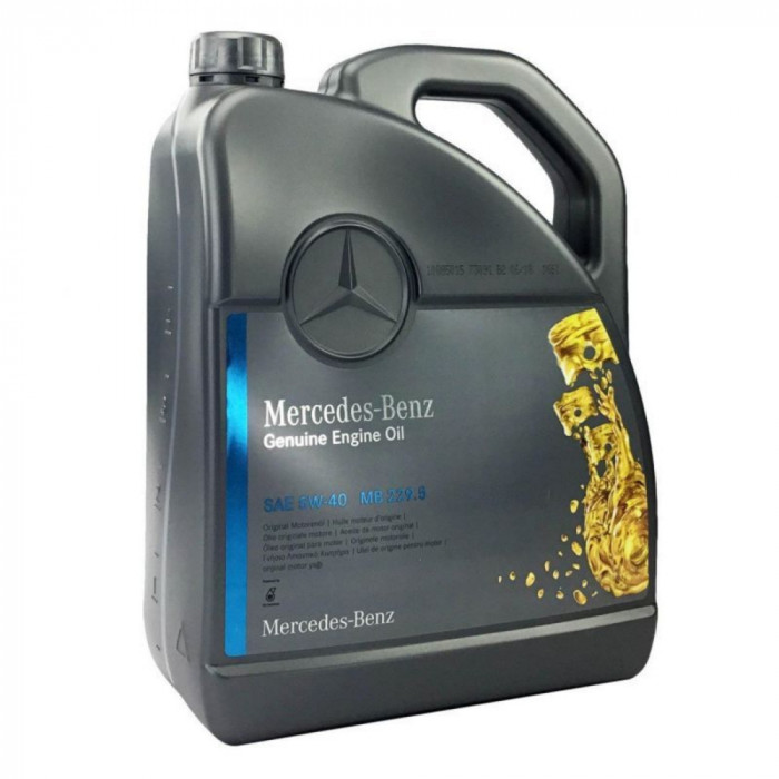 ULEI MOTOR FULL SINTETIC ORIGINAL MERCEDES MB 229.5 5W40 5L