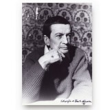 Geo Dumitrescu g&acirc;nditor, fotografie realizată de Vasile Blendea, 1997