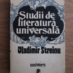 Vladimir Streinu - Studii de literatura universala