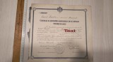 CERTIFICAT DE ABSOLVIRE A GIMNAZIULUI SAU A CURSULUI INFERIOR DE LICEU , LICEUL LAZAR , 1903