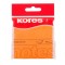 Bloc notite autoadezive, dimensiune 75x75 mm, set 100 file - Albastru