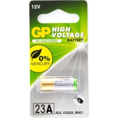 Baterie GP Batteries, Super Alcalina LR23 (23A) 12V alcalina, blister 1 buc. &amp;quot;GP23AF-2C1&amp;quot; &amp;quot;GPPBA23AF000&amp;quot; - 29827 (timbru verde 0.08 lei) foto