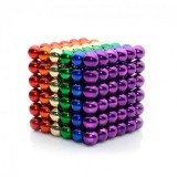 Cumpara ieftin Bile Magnetice Neocube 216, &Oslash;6mm, Mixt, 216 Piese - Joc Educativ, Arta si Creatie, Constructie Magnetica, Cadou