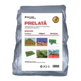 Cumpara ieftin Prelata Impermeabila Breckner Germany, 160g/m&sup2;, Gri, 10x12.5m, Ochiuri Metalice, UV, Piscina, Barca, Remorca, Constructii