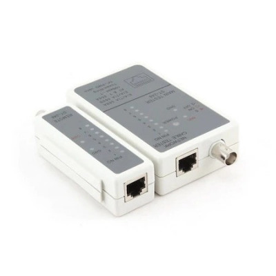 Tester cablu de retea LAN mufe RJ45 cu mufe BNC si gentuta inclusa foto