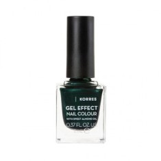 Vopsea de unghii Korres cu efect de gel (nr. 89) Verde catifelat (11ml)