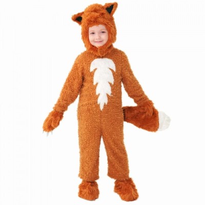 Costum de Vulpe Pentru Copii, 75 cm, Maro foto