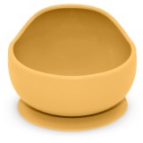 Petite&amp;Mars Take&amp;Match Silicone Bowl castron cu ventuză Intense Ochre 6 m+ 360 ml