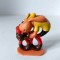 Figurina iepure ciclist, pe bicicleta, cauciuc, personaj desene animate, 5x4cm