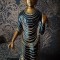 Spectaculoasa statueta , sculptura din bronz masiv Buddha