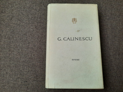 George Calinescu - Opere (volumul 14) VIATA LUI ION CREANGA EDITIE DE LUX foto