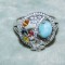 Inel nou, argint , piatra originala larimar