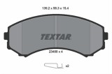 Set placute frana TEXTAR 2348801