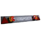 BARA PENTRU REMORCA DE 1.020X140MM CU LAMPI DE SEMNALIZARE, JBM