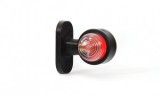 Lampa Gabarit Brat Scurt FR0150, 12/24V, Alba/Rosie, Cauciuc, Bec R5W (Nu include bec)