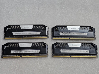 Kit RAM Corsair VENGEANCE Pro Black 8GB (2x4GB) DDR3 1600MHz CMY8GX3M2A1600C9 foto