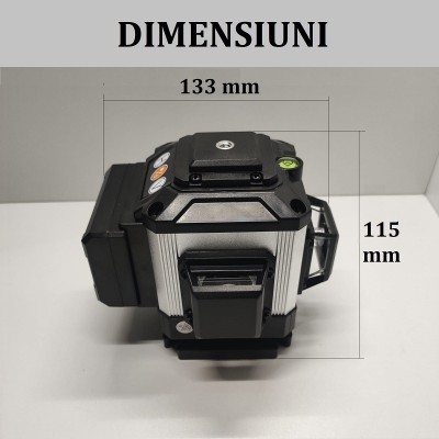 Nivelă laser profesională 3D GC017, 3x360&amp;ordm;, fascicul laser verde luminos foto