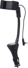 CARKIT 4-in-1 GEMBIRD, jack 3.5mm, modulator FM, suport, handfree, incarcator, USB, montare la priza auto, &amp;quot;TA-CHU3&amp;quot; (timbru verde 0.18 lei) foto