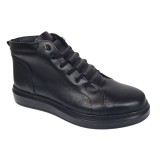 Ghete barbati casual din piele naturala, imblanite, GKR350N