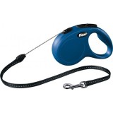 Lesa Flexi Classic, cu Snur, marimea S, 5 m/12 kg, Albastru