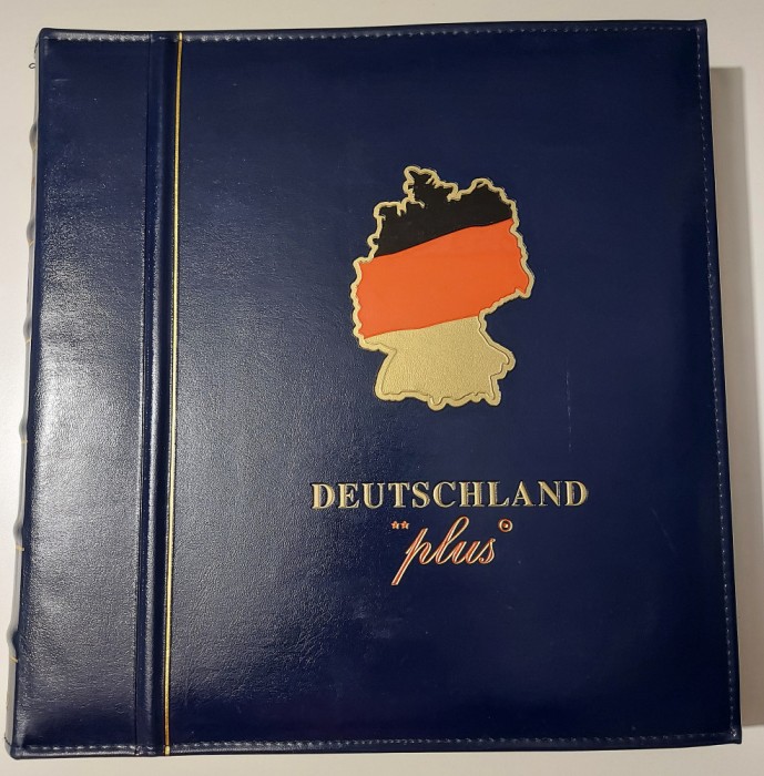 GERMANIA PLUS, Album de lux, tip leuchtturm, 1998-2000, complet cu timbre