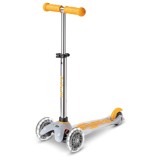Trotinetă MICRO Mini DeLuxe Flux LED yellow