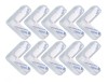Set 10 protectii pentru colturi ascutite mobila, silicon, transparent, Oem