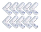 Set 10 protectii pentru colturi ascutite mobila, silicon, transparent, Oem