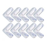 Set 10 protectii pentru colturi ascutite mobila, silicon, transparent
