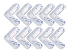 Set 10 protectii pentru colturi ascutite mobila, silicon, transparent