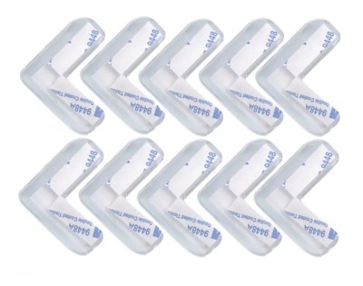 Set 10 protectii pentru colturi ascutite mobila, silicon, transparent foto