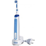 Periuta de dinti electrica Trisa Professional Plaque Clean, 8000 vibratii/min, Acumulator, Cod 630969 ProDesign DailyAppliances