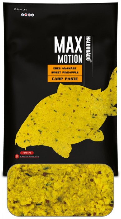 Haldorado - Pasta de boilies MAX MOTION Carp Paste 600g - Ananas Dulce