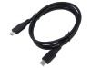 Cablu USB C 1m cu 2 mufei, 480Mbps, Fire PVC