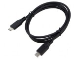 Cablu USB C 1m cu 2 mufei, 480Mbps, Fire PVC
