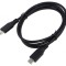 Cablu USB C 1m cu 2 mufei, 480Mbps, Fire PVC